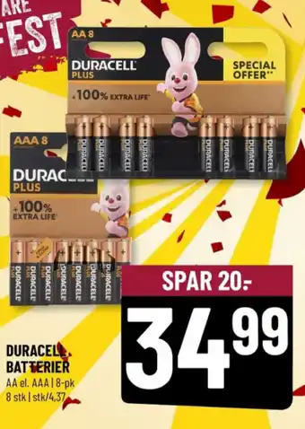 Løvbjerg DURACELL BATTERIER tilbud