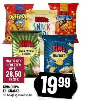 Løvbjerg KIMS CHIPS EL. SNACKS tilbud