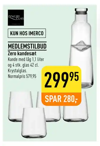 Imerco Zero kandesæt tilbud