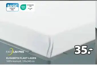 JYSK Elisabeth fladt lagen tilbud