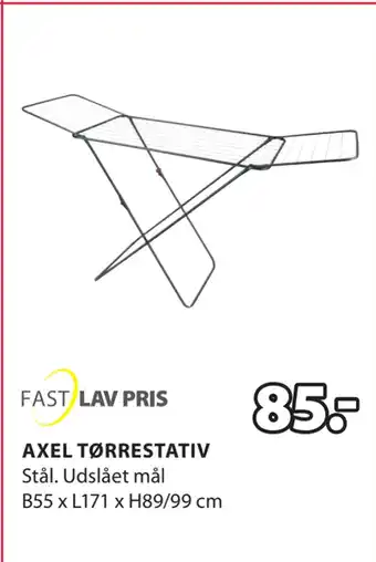 Axel tørrestativ