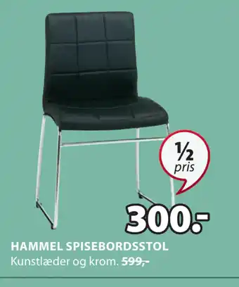 JYSK Hammel spisebordsstol tilbud