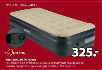 JYSK Bredeng luftmadras tilbud