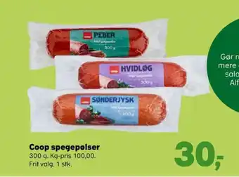 Coop.dk Coop spegepølser tilbud