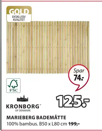 JYSK Marieberg bademåtte tilbud