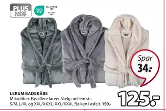 JYSK Lerum badekåbe tilbud