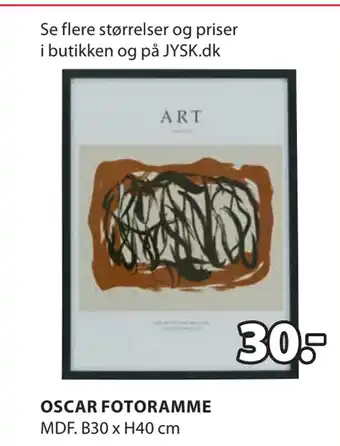 JYSK Oscar fotoramme tilbud
