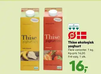 Coop.dk Thise økologisk yoghurt tilbud