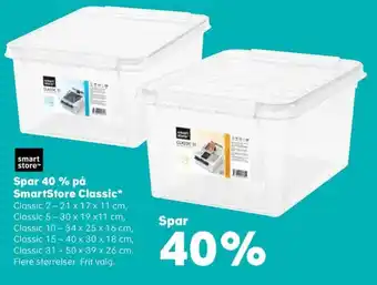 Spar 40 % på SmartStore Classic