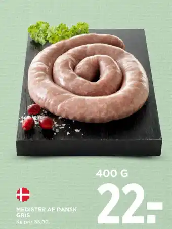 MENY MEDISTER AF DANSK GRIS tilbud
