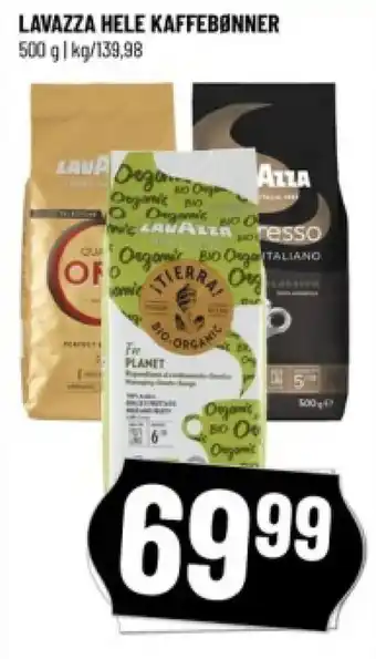 Løvbjerg LAVAZZA HELE KAFFEBØNNER tilbud
