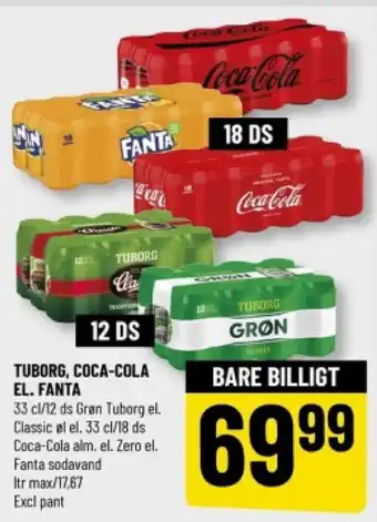 Løvbjerg TUBORG, COCA-COLA EL. FANTA tilbud