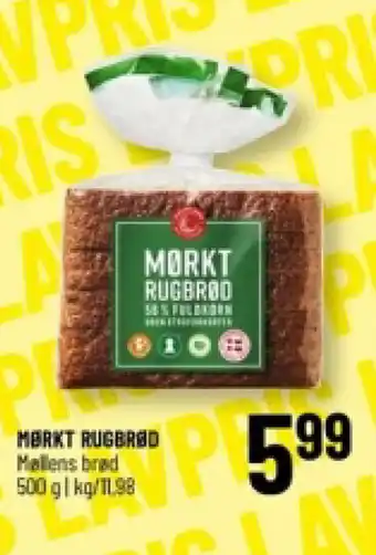 Løvbjerg MØRKT RUGBRØD tilbud