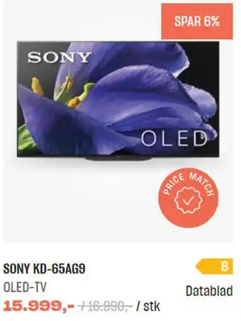 Sony KD-65AG9 OLED-TV