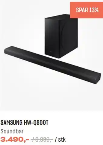 Hi-Fi Klubben Samsung HW-Q800T Soundbar tilbud