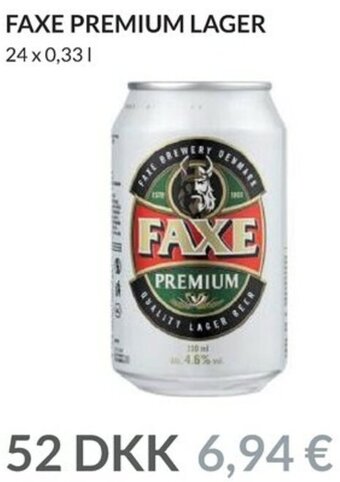 Nielsen's Discount Faxe Premium Lager tilbud
