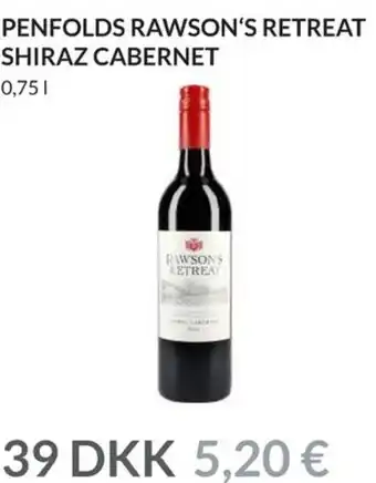 Nielsen's Discount Penfolds Rawson's Retreat Shiraz Cabernet tilbud