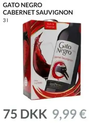 Nielsen's Discount Gato Negro Cabernet Sauvignon 3 L tilbud