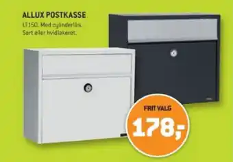 XL-BYG ALLUX POSTKASSE tilbud