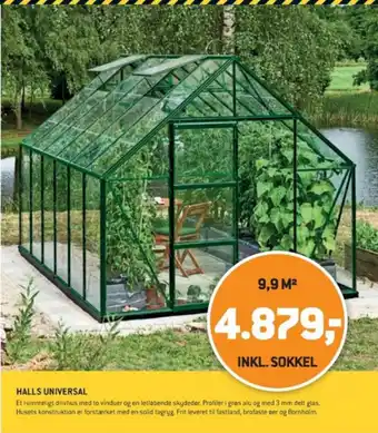 XL-BYG HALLS UNIVERSAL tilbud