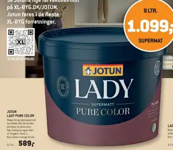 XL-BYG JOTUN LADY PURE COLOR tilbud