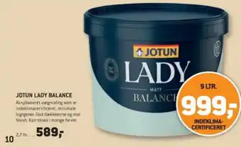 XL-BYG JOTUN LADY BALANCE tilbud