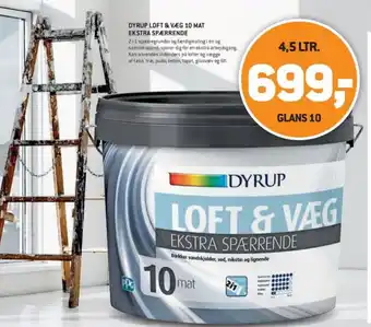 XL-BYG DYRUP LOFT & VÆG 10 MAT EKSTRA SPÆRRENDE tilbud
