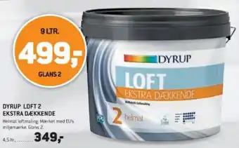 XL-BYG DYRUP LOFT 2 EKSTRA DÆKKENDE tilbud