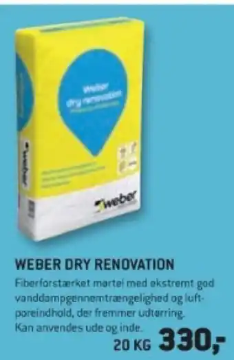 XL-BYG WEBER DRY RENOVATION tilbud
