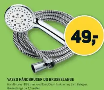 XL-BYG VASSO HÅNDBRUSER OG BRUSESLANGE tilbud