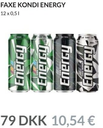 Nielsen's Discount Faxe Kondi Energy tilbud