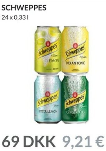 Nielsen's Discount Schweppes tilbud