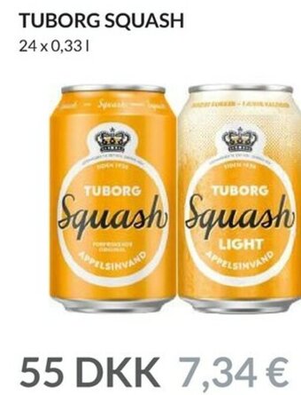 Nielsen's Discount Tuborg Squash tilbud