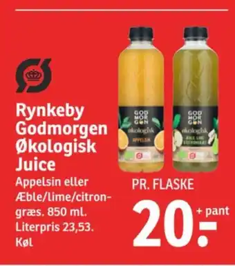 SPAR Rynkeby Godmorgen Økologisk Juice tilbud