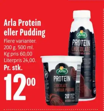 Min Købmand Arla Protein eller Pudding tilbud