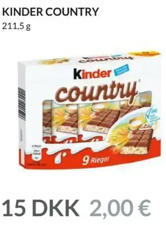Kinder Country 211,5 g