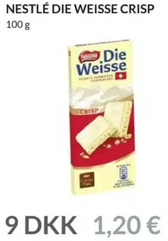 Nielsen's Discount Nestlé Die Weisse Crisp 100g tilbud