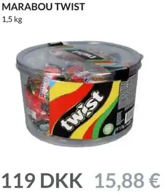 Nielsen's Discount Marabou Twist 1,5 Kg tilbud