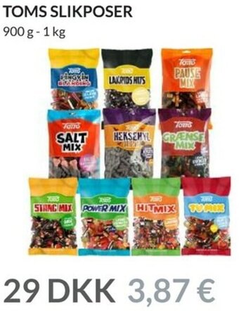 Nielsen's Discount Toms Slikposer 900g-1 kg tilbud