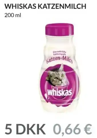 Nielsen's Discount Whiskas Katzemilch 200ml tilbud