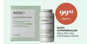 Matas Matas loppefrøskaller tilbud