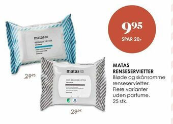 Matas Matas renseservietter tilbud