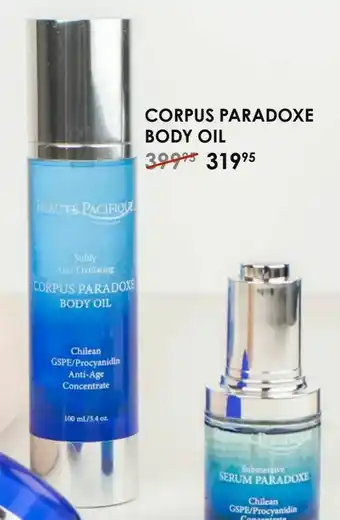 Corpus paradoxe body oil
