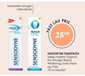 Matas Sensodyne tandpasta tilbud