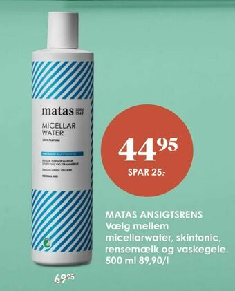 MATAS ANSIGTSRENS