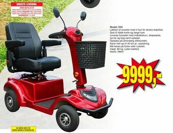 Harald Nyborg El-scooter tilbud