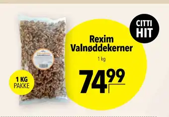 Citti Rexim valnøddekerner tilbud