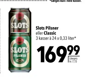 Citti Slots pilsner eller classic tilbud