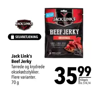 Citti Jack link’s beef jerky tilbud