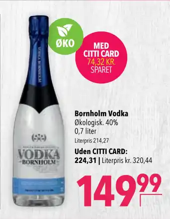 Citti Bornholm vodka tilbud